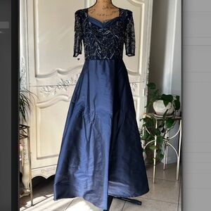 Adrianna Papell wedding guest Gown